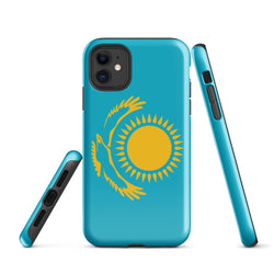 Kazakhstan kazakh Flag iPhone Case 15 14 13 12 11 Pro Max Plus Mini Gift Ideas Country Map Skyline Gift For Her Him Ideas Travel  Souvenir