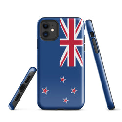 New Zealand Flag iPhone Case 15 14 13 12 11 Pro Max Plus Mini Gift Travel Souvenir