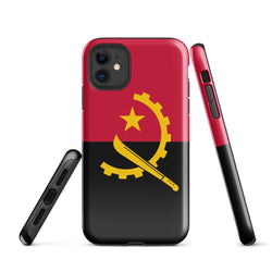 Angola Angolan Flag iPhone Case 15 14 13 12 11 Pro Max Plus Mini Gift Travel Souvenir