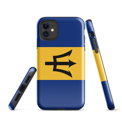 Barbados Barbadian Flag iPhone Case 15 14 13 12 11 Pro Max Plus Mini Gift Travel Souvenir