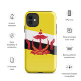 Brunei Bruneian Flag iPhone Case 15 14 13 12 11 Pro Max Plus Mini Gift Travel Souvenir