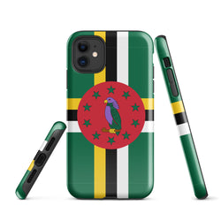 Dominica Dominican Flag iPhone Case 15 14 13 12 11 Pro Max Plus Mini Gift Travel Souvenir