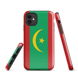 Mauritania Mauritanian Flag iPhone Case 15 14 13 12 11 Pro Max Plus Mini Gift Travel Souvenir