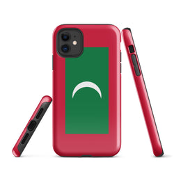 Maldives Maldivian Flag iPhone Case 15 14 13 12 11 Pro Max Plus Mini Gift Travel Souvenir