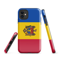 Moldova Moldovan Flag iPhone Case 15 14 13 12 11 Pro Max Plus Mini Gift Travel Souvenir