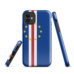 Cabo Verde Verdean Flag iPhone Case 15 14 13 12 11 Pro Max Plus Mini Gift Travel Souvenir