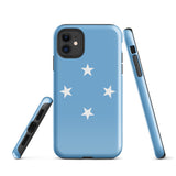 Micronesia Micronesian Flag iPhone Case 15 14 13 12 11 Pro Max Plus Mini Gift Travel Souvenir