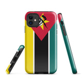 Mozambique Mozambican Flag iPhone Case 15 14 13 12 11 Pro Max Plus Mini Gift Travel Souvenir