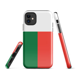 Madagascar Madagasikara Madagascan Flag iPhone Case 15 14 13 12 11 Pro Max Plus Mini Gift Travel Souvenir