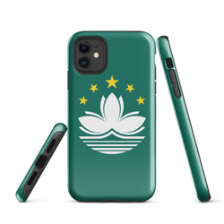 Macao Macau Macanese Flag iPhone Case 15 14 13 12 11 Pro Max Plus Mini Gift Travel Souvenir