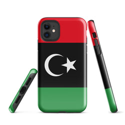 Libya Libyan Flag iPhone Case 15 14 13 12 11 Pro Max Plus Mini Gift Travel Souvenir