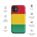 Guinea Guinean Flag iPhone Case 15 14 13 12 11 Pro Max Plus Mini Gift Travel Souvenir