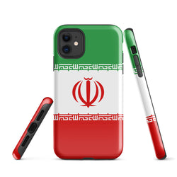 Iran Iranian Flag iPhone Case 15 14 13 12 11 Pro Max Plus Mini Gift Travel Souvenir