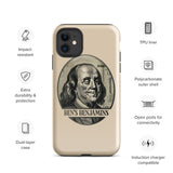 Benjamin franklin iPhone Case 15 14 13 12 11 Pro Max Plus Mini Gift Travel Souvenir Personalized Custom City Name