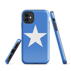 Somalia Somali Flag iPhone Case 15 14 13 12 11 Pro Max Plus Mini Gift Travel Souvenir Personalized Custom City Name