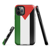 Funda para iPhone con la bandera de Palestina 15, 14, 13, 12 y 11 Pro Max Plus Mini Ideas para regalos Mapa del país Horizonte Regalos para ella Ideas para él