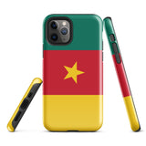 Cameroon Cameroonian Flag iPhone Case 15 14 13 12 11 Pro Max Plus Mini Gift Ideas Country Map Skyline Gift  Travel  Souvenir