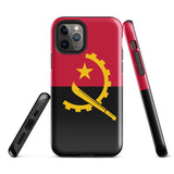 Angola Angolan Flag iPhone Case 15 14 13 12 11 Pro Max Plus Mini Gift Travel Souvenir