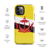 Brunei Bruneian Flag iPhone Case 15 14 13 12 11 Pro Max Plus Mini Gift Travel Souvenir