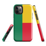 Benin Flag iPhone Case 15 14 13 12 11 Pro Max Plus Mini Gift Travel Souvenir