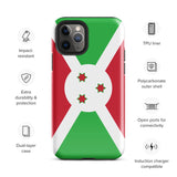 Burundi Burundian Flag iPhone Case 15 14 13 12 11 Pro Max Plus Mini Gift Travel Souvenir