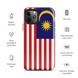 Malaysia Malaysian Flag iPhone Case 15 14 13 12 11 Pro Max Plus Mini Gift Travel Souvenir