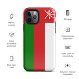 Oman Omani Flag iPhone Case 15 14 13 12 11 Pro Max Plus Mini Gift Travel Souvenir