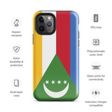 Comoros Flag iPhone Case 15 14 13 12 11 Pro Max Plus Mini Gift Travel Souvenir