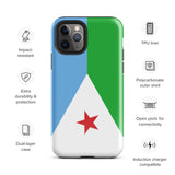 Djibouti Djiboutian Flag iPhone Case 15 14 13 12 11 Pro Max Plus Mini Gift Travel Souvenir