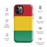 Guinea Guinean Flag iPhone Case 15 14 13 12 11 Pro Max Plus Mini Gift Travel Souvenir