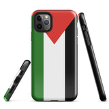 Funda para iPhone con la bandera de Palestina 15, 14, 13, 12 y 11 Pro Max Plus Mini Ideas para regalos Mapa del país Horizonte Regalos para ella Ideas para él