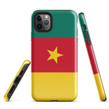 Cameroon Cameroonian Flag iPhone Case 15 14 13 12 11 Pro Max Plus Mini Gift Ideas Country Map Skyline Gift  Travel  Souvenir