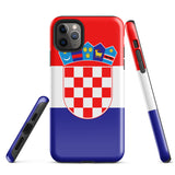 Croatia Croatian Flag iPhone Case 15 14 13 12 11 Pro Max Plus Mini Gift Ideas Country Map Skyline Gift For Her Him Ideas Travel  Souvenir