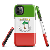 Equatorial Guinea Guinean Flag iPhone Case 15 14 13 12 11 Pro Max Plus Mini Gift Ideas Country Map Skyline Gift Travel  Souvenir