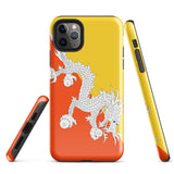 Bhutan Bhutanese Flag iPhone Case 15 14 13 12 11 Pro Max Plus Mini Gift Travel Souvenir