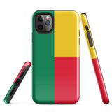 Benin Flag iPhone Case 15 14 13 12 11 Pro Max Plus Mini Gift Travel Souvenir