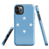 Micronesia Micronesian Flag iPhone Case 15 14 13 12 11 Pro Max Plus Mini Gift Travel Souvenir