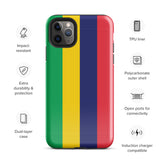 Mauritius Mauritian Flag iPhone Case 15 14 13 12 11 Pro Max Plus Mini Gift Travel Souvenir