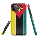 Mozambique Mozambican Flag iPhone Case 15 14 13 12 11 Pro Max Plus Mini Gift Travel Souvenir