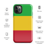 Mali Malian Flag iPhone Case 15 14 13 12 11 Pro Max Plus Mini Gift Travel Souvenir