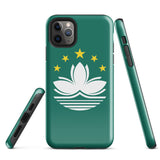 Macao Macau Macanese Flag iPhone Case 15 14 13 12 11 Pro Max Plus Mini Gift Travel Souvenir