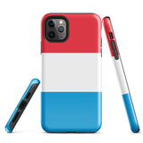 Luxembourg Luxembourgish Flag iPhone Case 15 14 13 12 11 Pro Max Plus Mini Gift Travel Souvenir