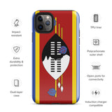 Eswatini Flag iPhone Case 15 14 13 12 11 Pro Max Plus Mini Gift Travel Souvenir