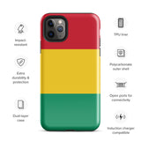 Guinea Guinean Flag iPhone Case 15 14 13 12 11 Pro Max Plus Mini Gift Travel Souvenir