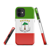 Equatorial Guinea Guinean Flag iPhone Case 15 14 13 12 11 Pro Max Plus Mini Gift Ideas Country Map Skyline Gift Travel  Souvenir