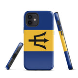 Barbados Barbadian Flag iPhone Case 15 14 13 12 11 Pro Max Plus Mini Gift Travel Souvenir