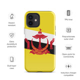 Brunei Bruneian Flag iPhone Case 15 14 13 12 11 Pro Max Plus Mini Gift Travel Souvenir