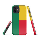 Benin Flag iPhone Case 15 14 13 12 11 Pro Max Plus Mini Gift Travel Souvenir