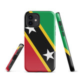 St Kitts & Nevis Flag iPhone Case 15 14 13 12 11 Pro Max Plus Mini Gift Travel Souvenir