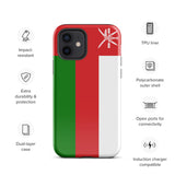 Oman Omani Flag iPhone Case 15 14 13 12 11 Pro Max Plus Mini Gift Travel Souvenir